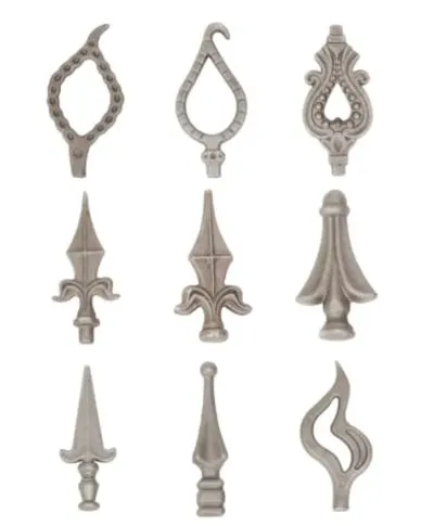 Wrought Iron Spears Hand Forged Scrollwork Design