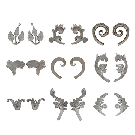 Handcrafted Wrought Iron Leaves | Elegant Metal Decor
