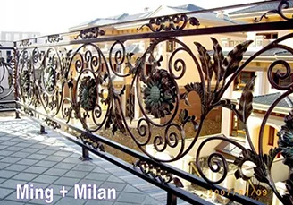 cast iron fence decorations