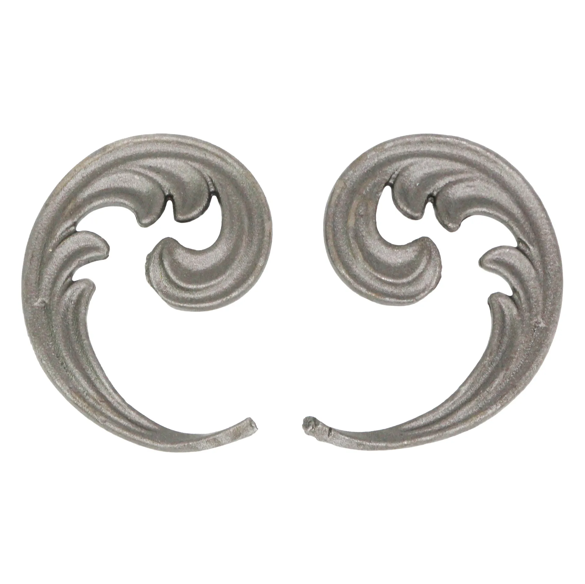 wrought iron flowers and leaves