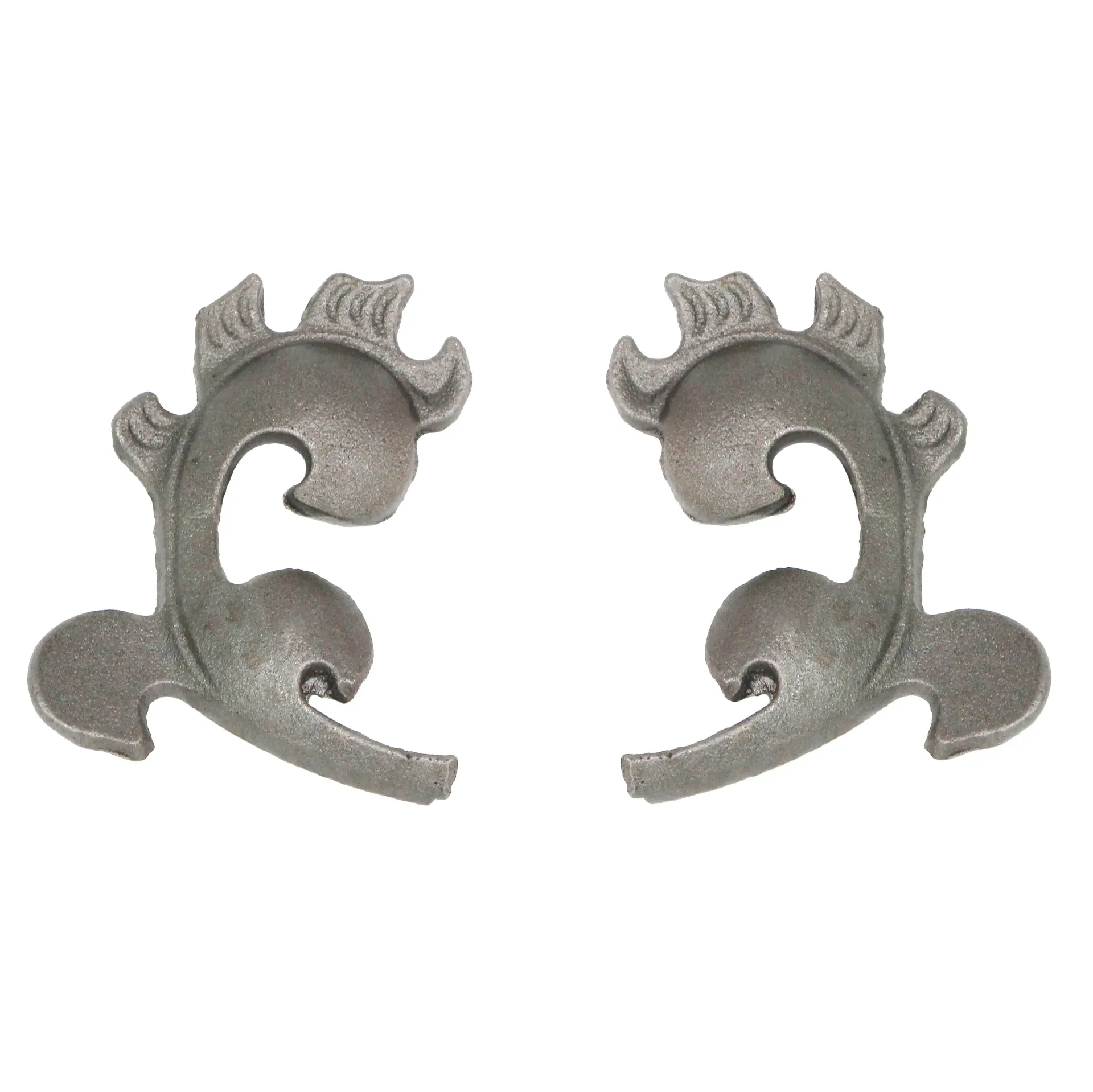 wrought iron flowers and leaves