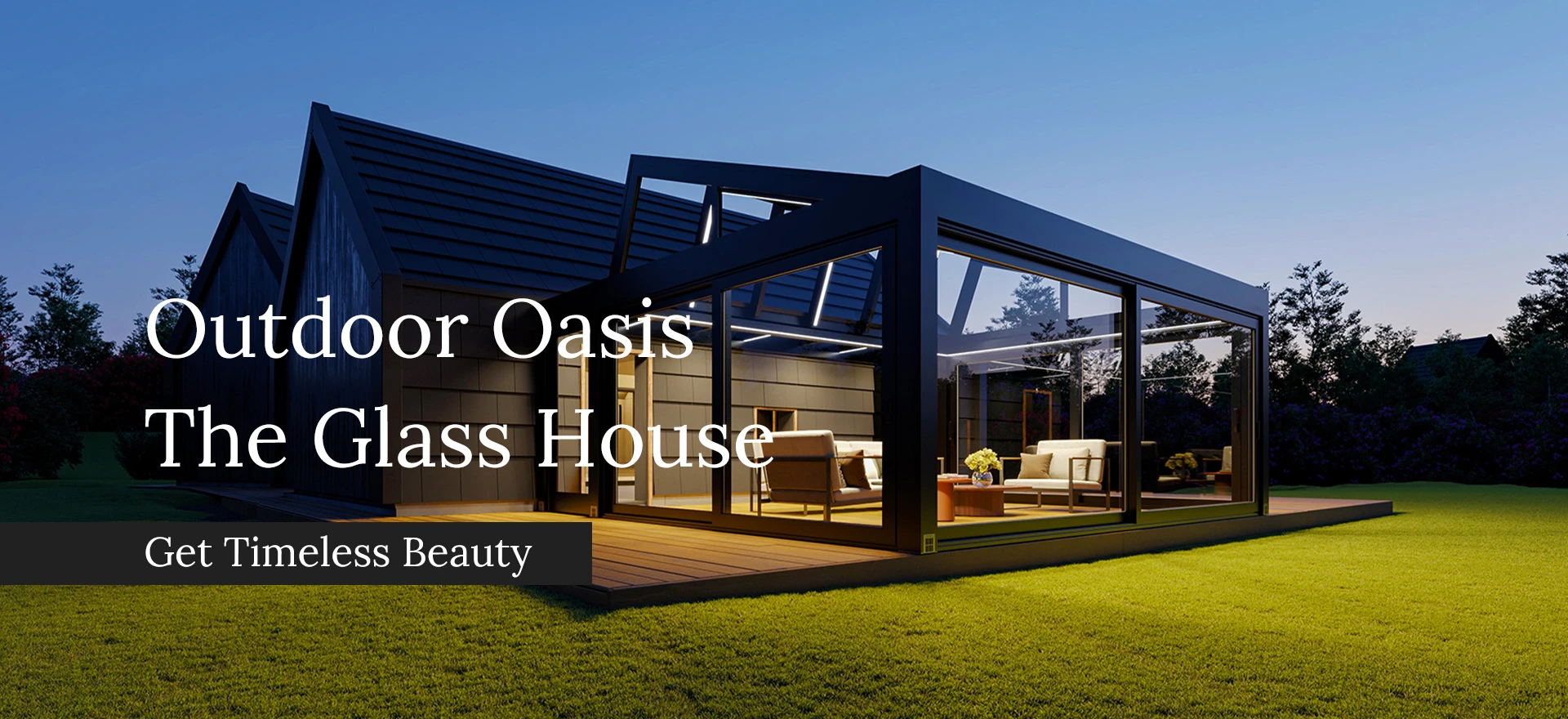 Outdoor sunroom addition garden decoration sunroom kit glass house