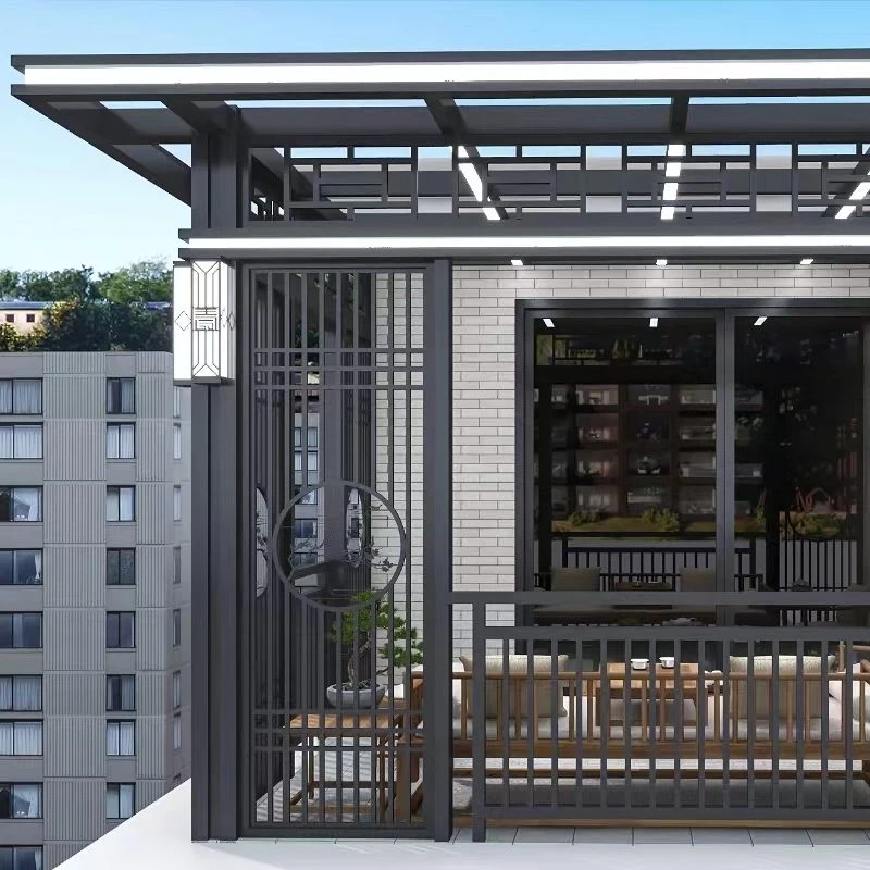 Outdoor Aluminum Attached Pergolas​