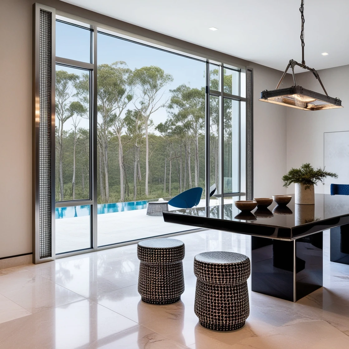 Modern Office Window Frame