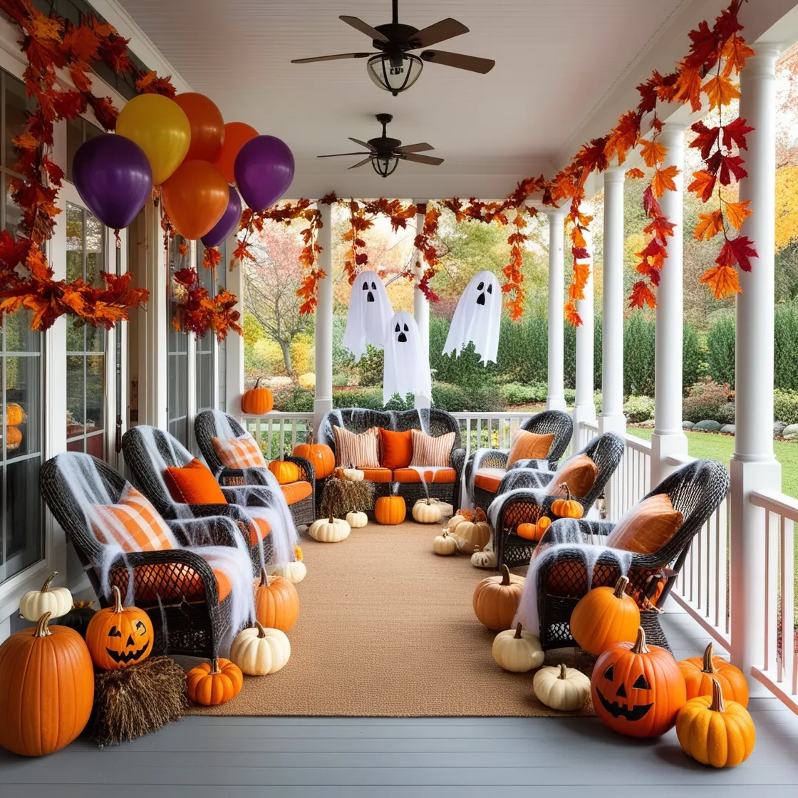 Horror Sunroom: DIY your holiday theme in two days