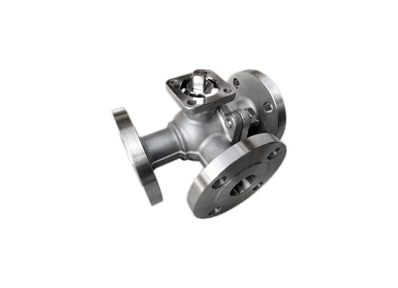 3 Way Flanged Ball Valve - High Pressure, Leak-Tight, ANSI