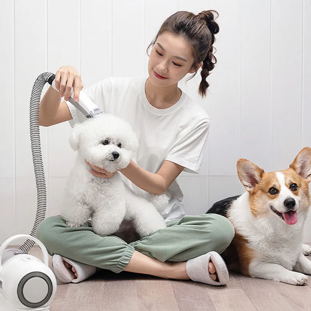 Pet Grooming Kit Vacuum Suction 99% Pet Hair, 5 Pro Tools