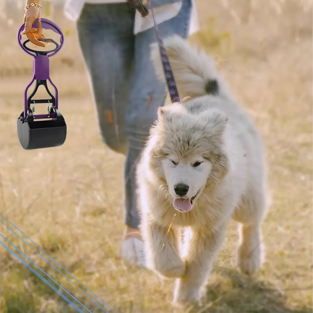 Convenient Outdoor Pet Poop Picker: Easy Use Portable Waste Scooper