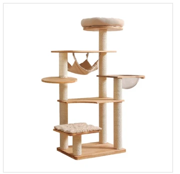 Design and entertainment value of modern cat tower