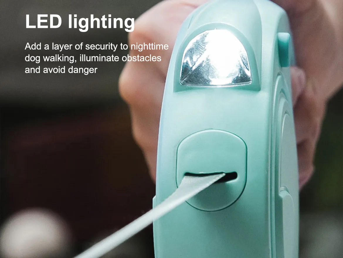 Lightweight Durable Dog Walking Retractable Dog Leash