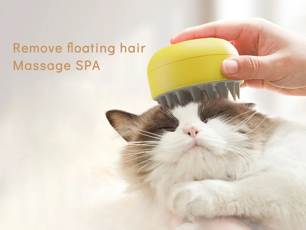 Pet Brush For Dogs/Cats Grooming Shedding Massage Bath