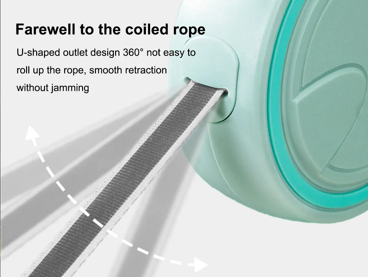 Lightweight Durable Dog Walking Retractable Dog Leash