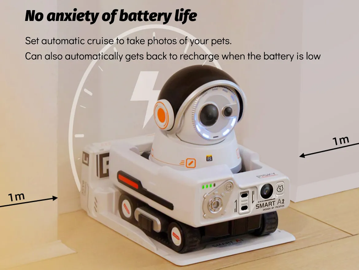 Al Smart Pet V-Logging Camera With Motion Tracking For Pet