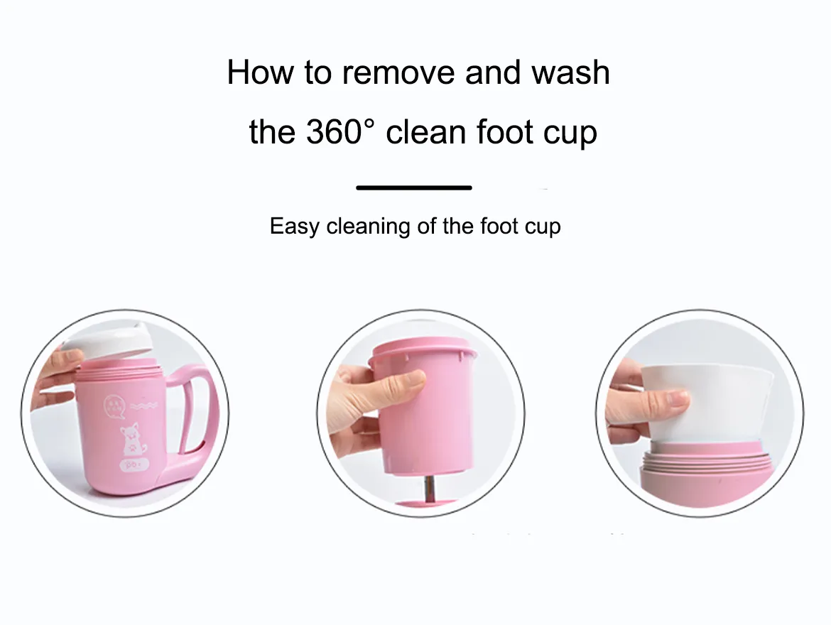 Easy And Simple Portable Paw Cleaner For Dogs