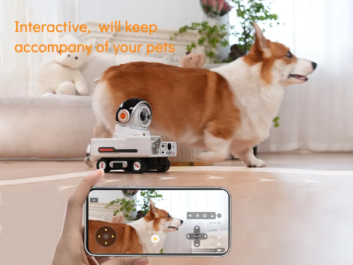 Al Smart Pet V-Logging Camera With Motion Tracking For Pet