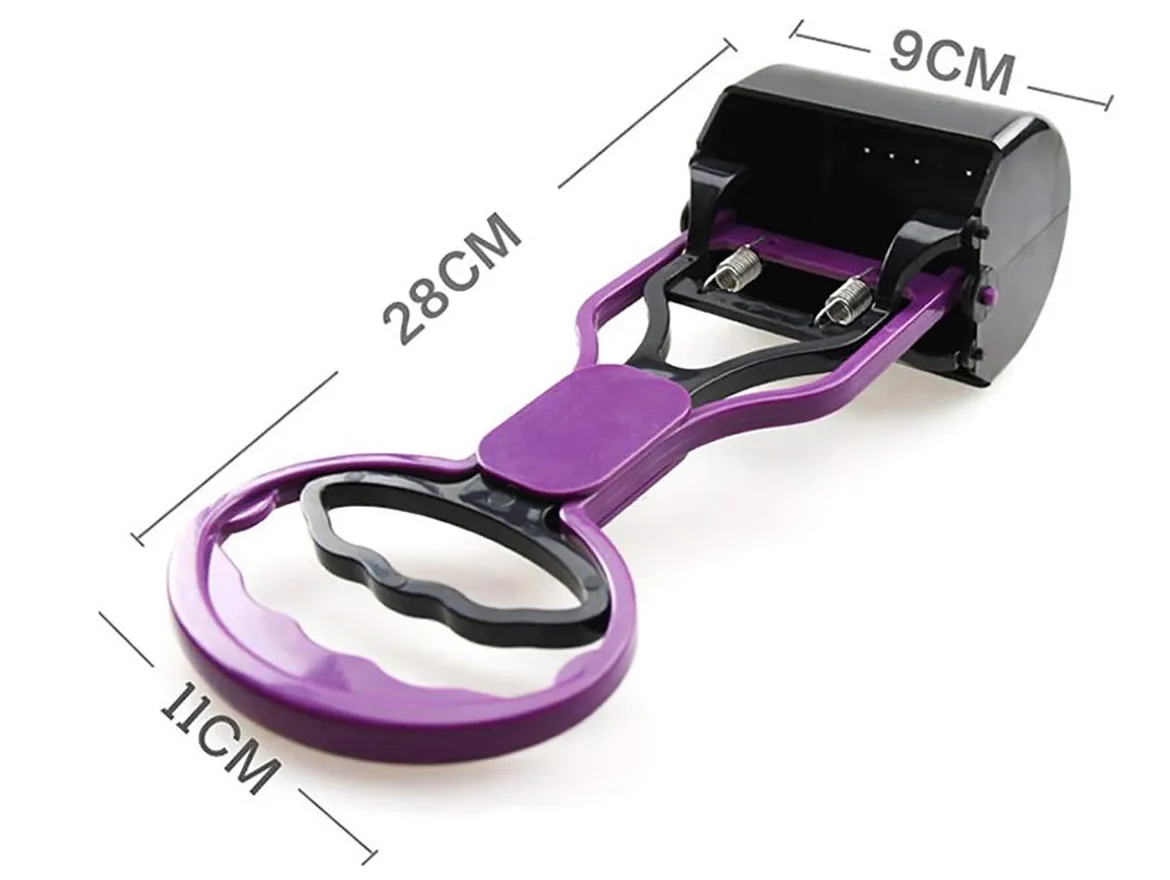 Convenient Outdoor Pet Poop Picker Easy Use Portable Pet Waste Scooper