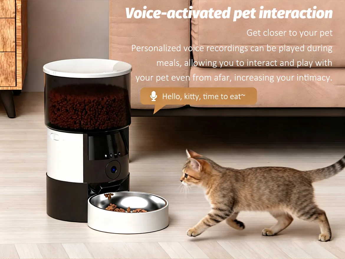 Automatic Pet Feeder with Camera and App Timed Cat Feeder