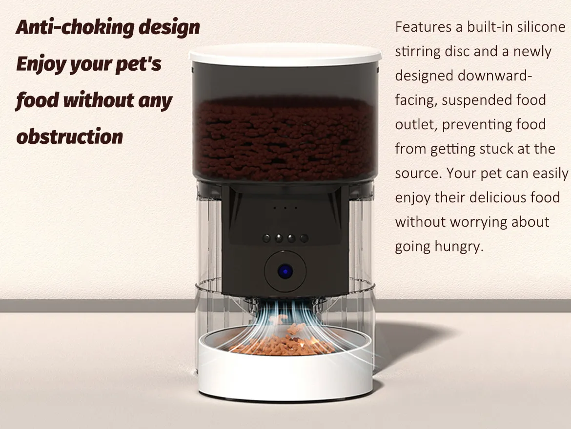 Automatic Pet Feeder with Camera and App Timed Cat Feeder