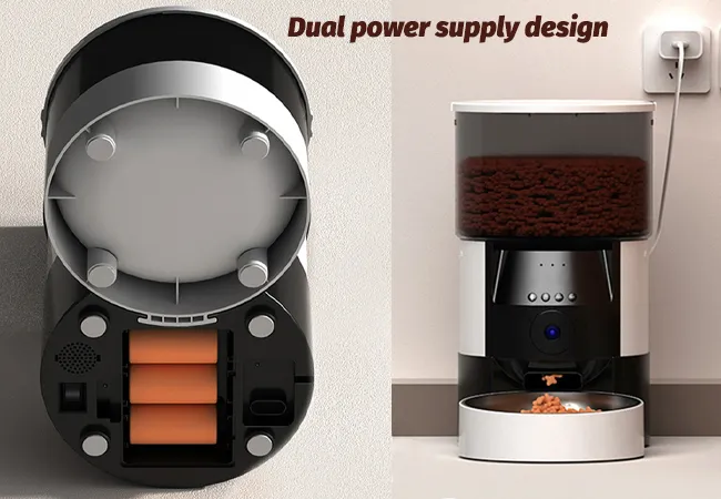 Automatic Pet Feeder with Camera and App Timed Cat Feeder
