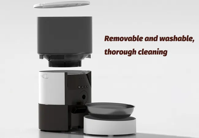 Automatic Pet Feeder with Camera and App Timed Cat Feeder