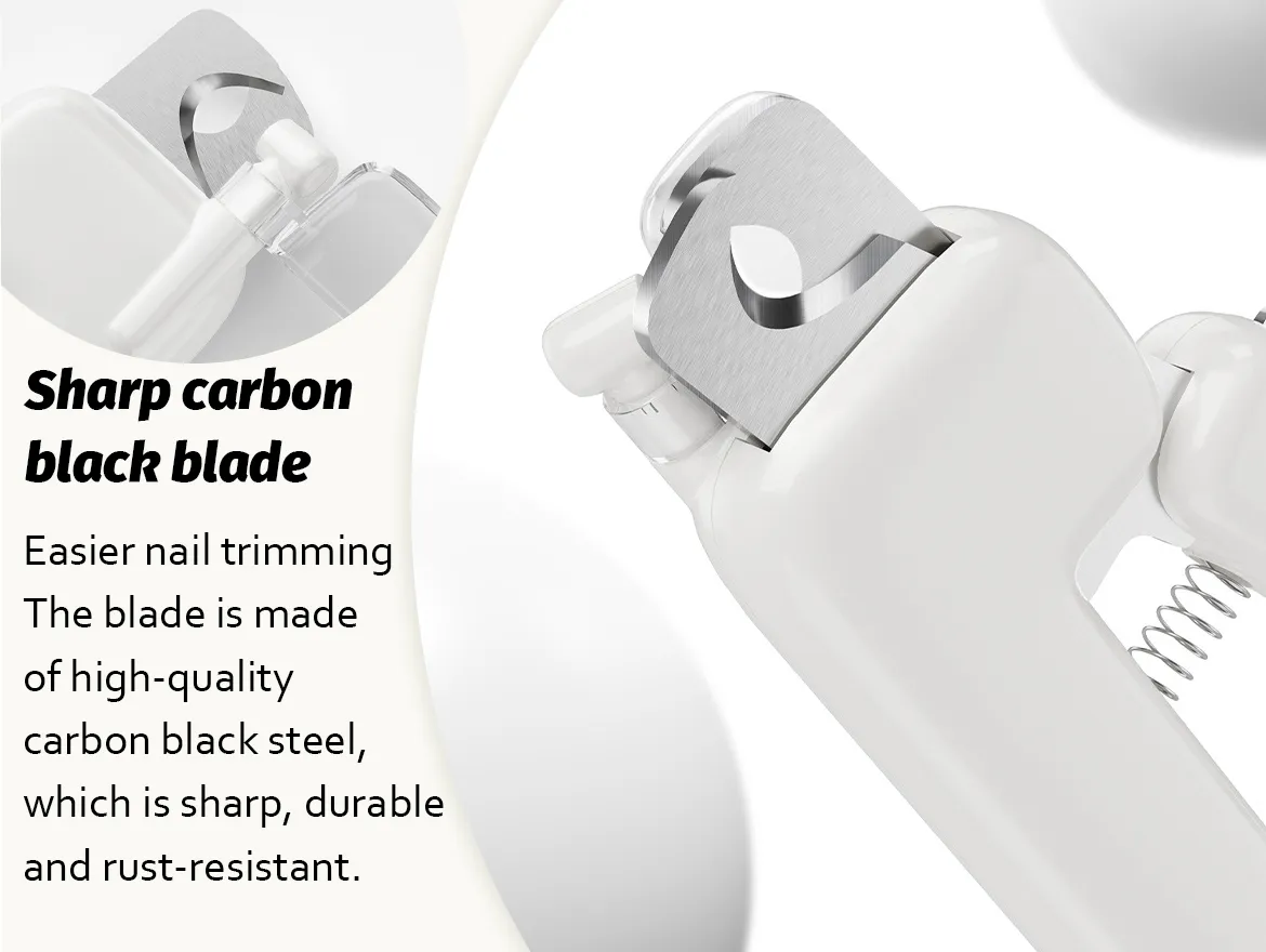 LED Light Pet Nail Clipper with Built-in Nail File for Pets