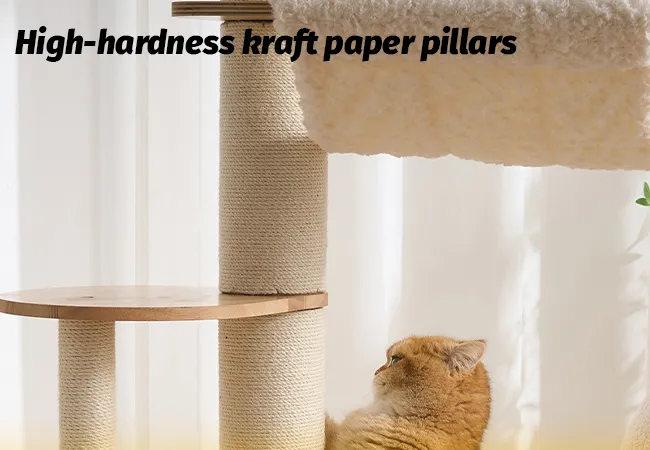 Modern Cat Tree Tower With Space Capsule and Top Bed