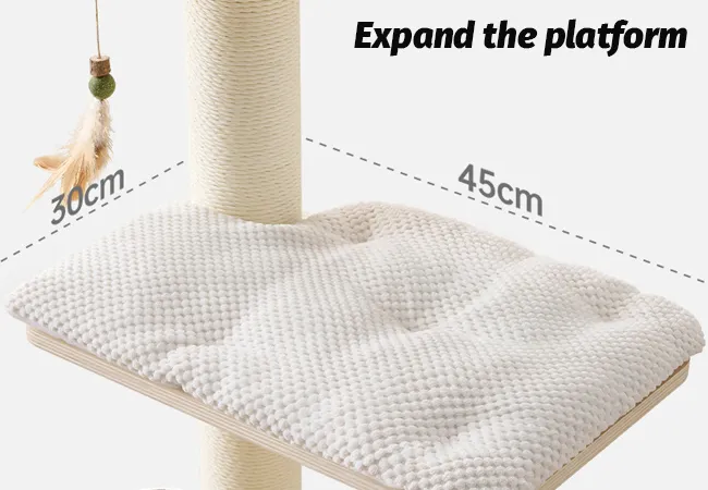 Modern Multi-Level Cat Tree Tower with Swing Hammock