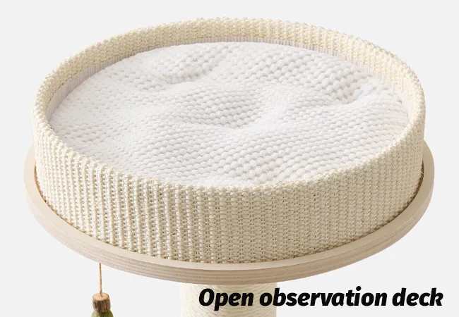 Modern Multi-Level Cat Tree Tower with Swing Hammock