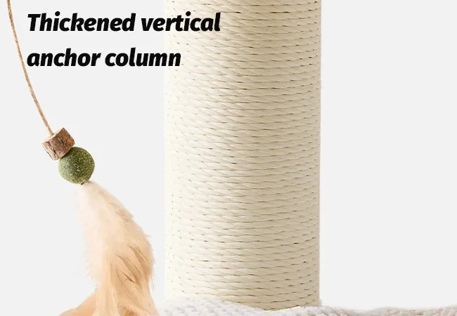 Modern Multi-Level Cat Tree Tower with Swing Hammock