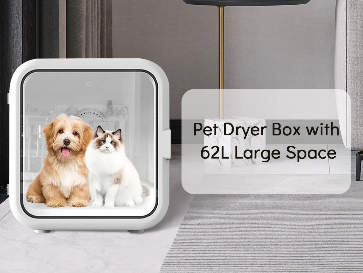 62L Large Space Pet Drying Box UV Sterilization Fully Automatic
