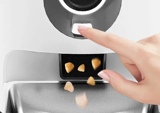 Automatic Cat Feeder with Camera App-Controlled Scheduled Feeding