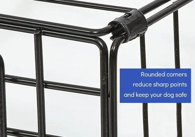 Newly Enhanced Double Door Dog Crate With Leak-Proof Pan