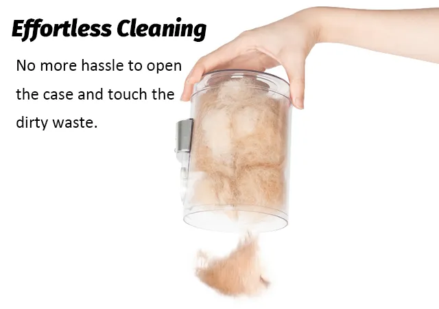 Lightweight Portable Pet Grooming Kit Low Noise Pet Hair Remover