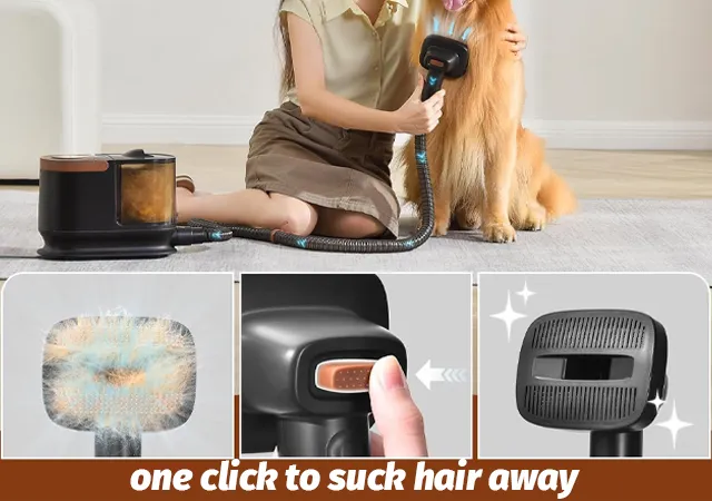 3.5L Capacity Pet Grooming Kit with 13000kpa Strong Suction