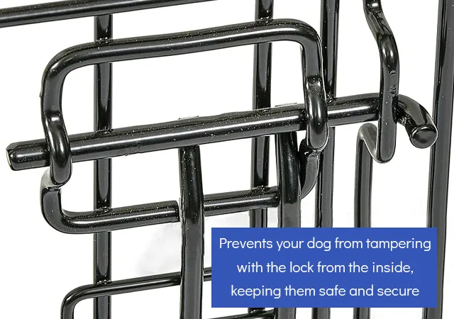 Newly Enhanced Double Door Dog Crate With Leak-Proof Pan