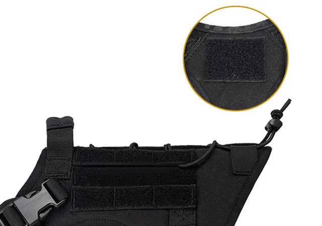Tactical K9 Dog Harness Adjustable And Removable