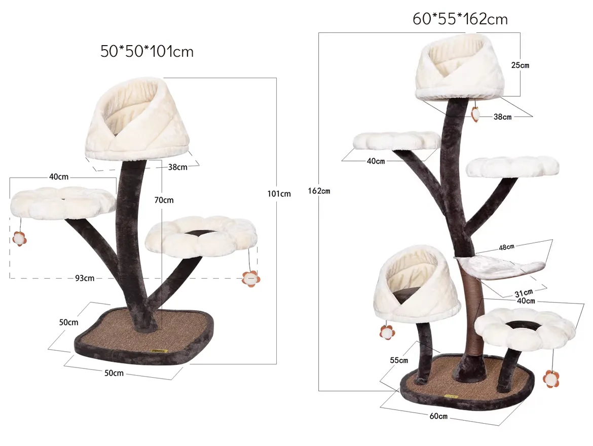 Flower Modern Cat Tree Tower