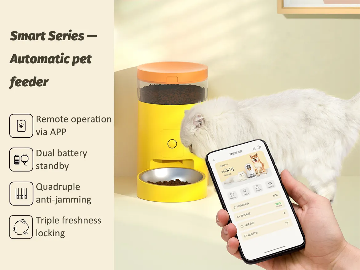 4L/6L WiFi Automatic Pet Feeder with Low Food Sensor