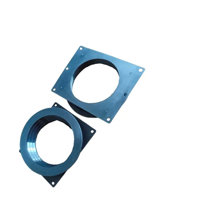 Rubber flange connection