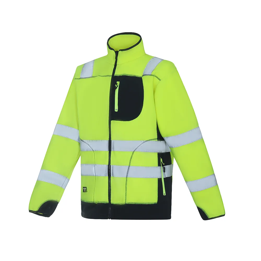 Pro Hi Vis Jacket: Safe, Warm Winter & Soft Comfort