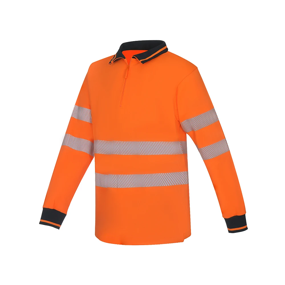 Custom Hi Vis Fleece Jacket for Branding and Corporate Use