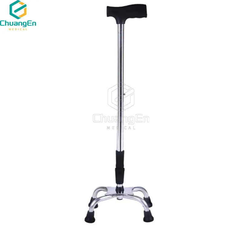Stable Crutch Cane: Non-Slip 4-Legged Support & Balance