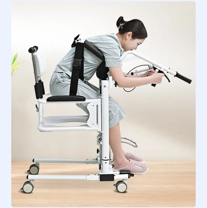 Adjustable Patient Moving Chair for Different Height Needs