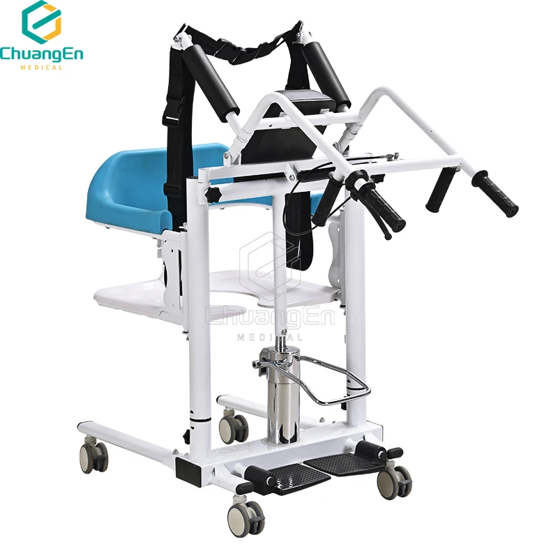 CZY-Y05 Multifunctional Hydraulic Patient Lift Transfer Chair With Commode