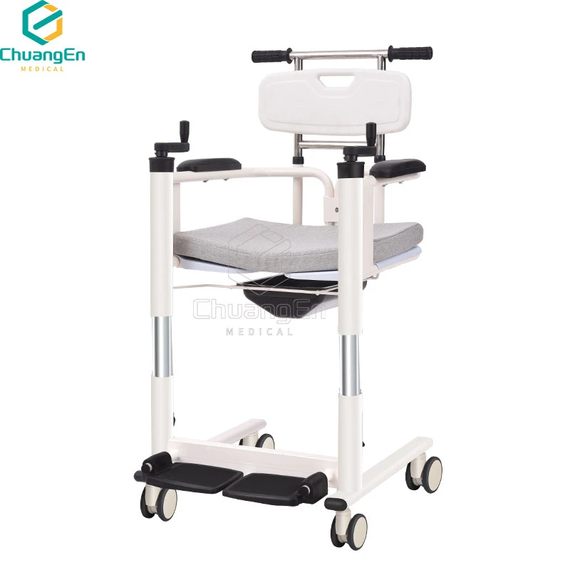 Chuangen CZY-Y01 Manual Transfering Patient Liftuniversal Wheel Transfer Lift Chair For Disabled And Elderly