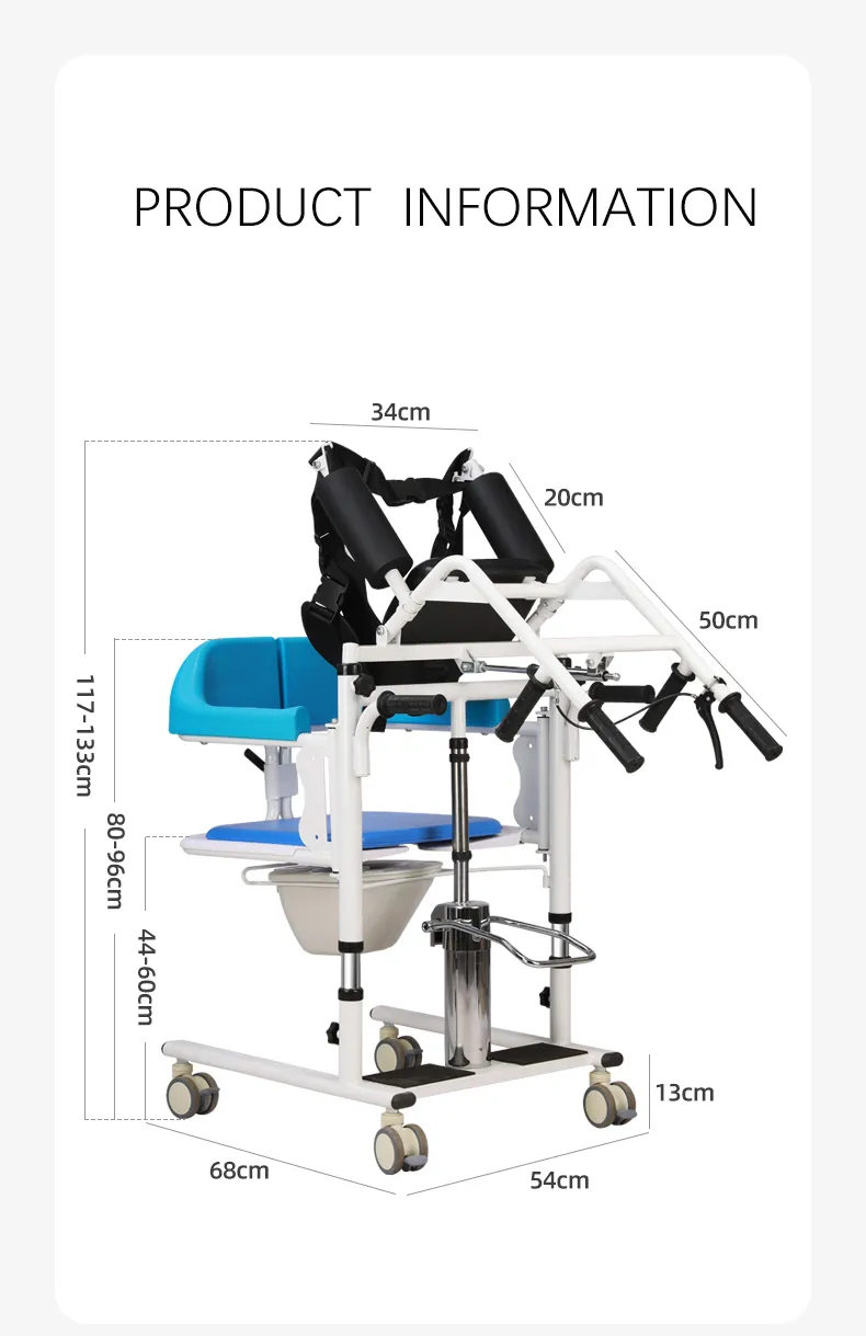 CZY-Y04 Hydraulic Disabled Patient Transfer Chair With Commode CZY-Y04 Hydraulic Disabled Patient Transfer Chair With Commode