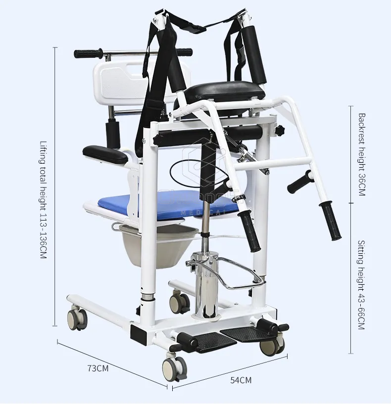 CZY-Y06 Hydraulic Transfering Patient Lift With Commode