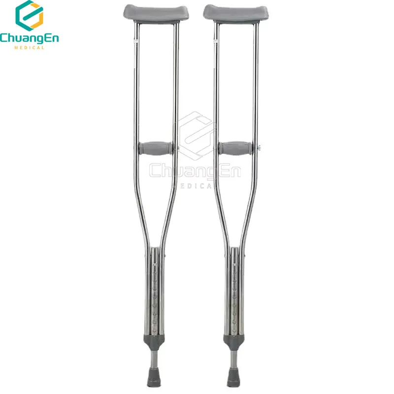 Premium Aluminum Underarm Crutches - Lightweight & Durable Support