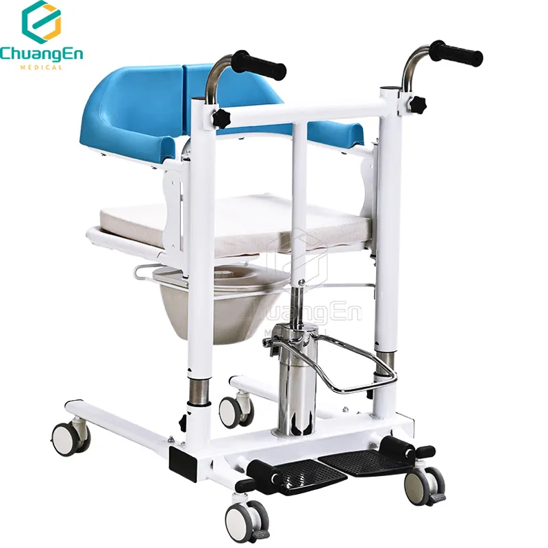 Safe Hydraulic Transfer Chair for Easy Patient & Elderly Lift
