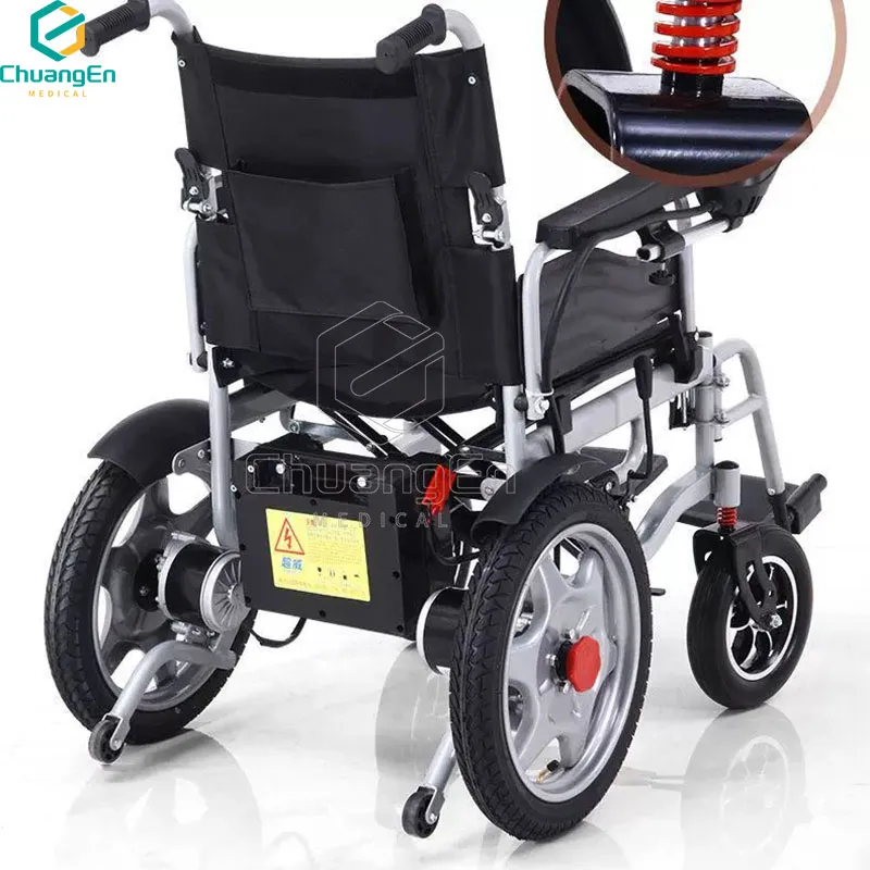 Electric Foldable Wheelchair - Lightweight, Portable Travel